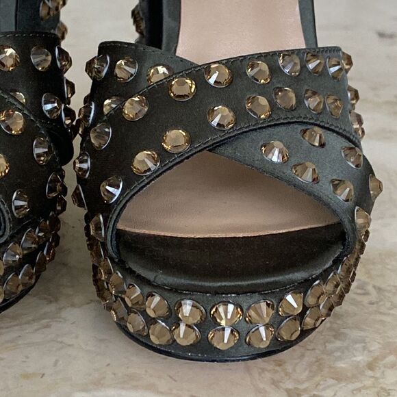 Aldo Britain Studded Platform Chunky Heel Strap Sandals - Picture 5 of 15